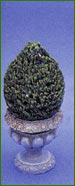 92mm High Small Topiary Bush in Urn