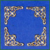 3949 Four Metal Ceiling Corner Mountings
