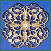 3952 Metal Ceiling Rose