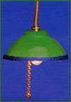 7163 Green Ceiling Light