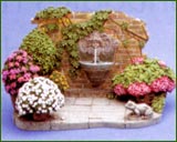 3451 Garden Fountain with Frog
