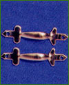 9630 Two Brass Door Handles
