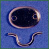 9637 Six Sets of Hepplewhite Drawer Handles