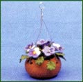 2910 Hanging Basket with Pansies