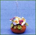 2913 Hanging Basket with Pansies
