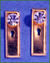 9642 Two Crystal Classic Knobs and Keys
