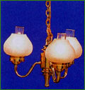 7224 Three Hanging Globe  Ceiling Lights
