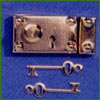 9638 Americana Lock Set with Two Keys