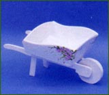 Pretty Painted Wheelbarrow