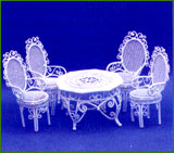 2697 Octagonal Table and Four Chairs