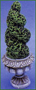 115mm High Small Barley Sugar Twist Topiary Tree