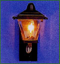 7188 Black Outside Wall Light