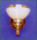 7403 White Upturned Wall Light